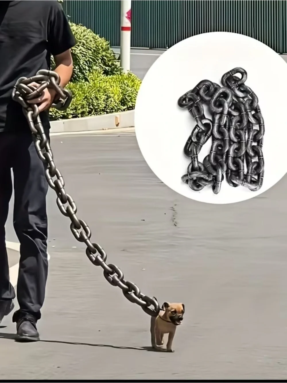 Lightweight Plastic Simulated Chain Prop Costume Accessory 59”